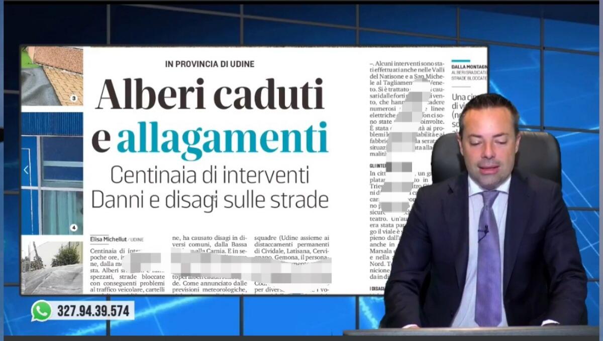 Nubifragi e vento: danni a Nordest. Rassegna stampa 19 agosto 2022 - 
