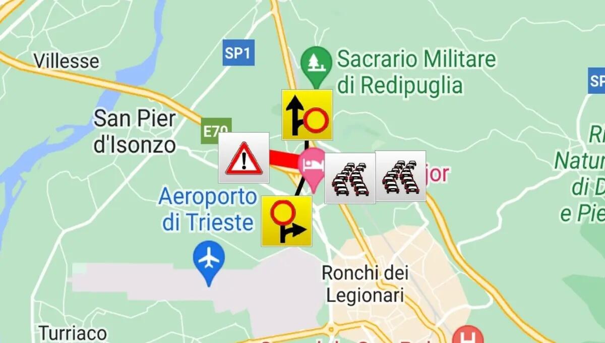 Mezzo pesante in fiamme: chiusa l'A4 tra Redipuglia e Villesse - 