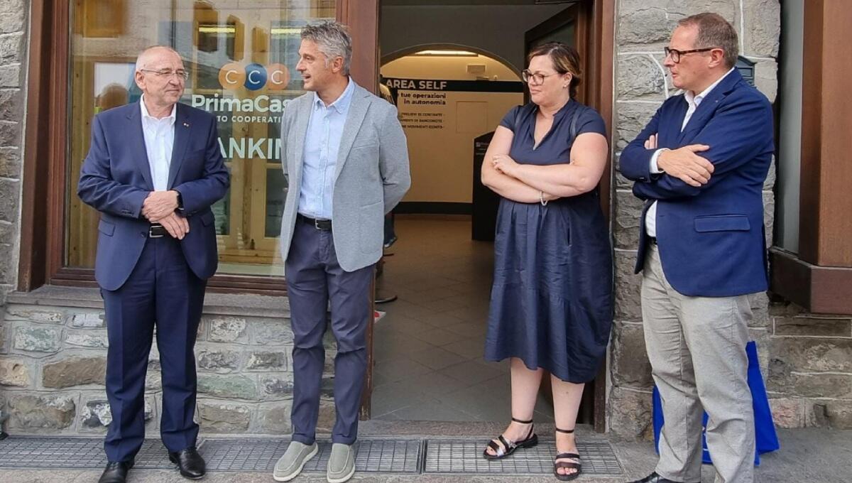 Inaugurata oggi a Sappada l'area self di PrimaCassa Fvg - 