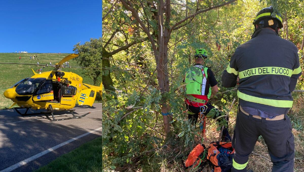 Esce di strada con la macchina, 66enne recuperata dalla scarpata - 