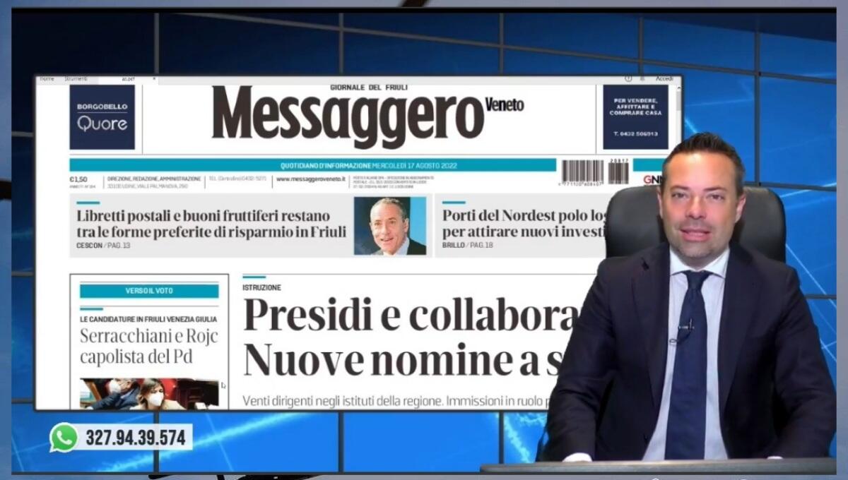 Rassegna stampa 17 agosto 2022 - 