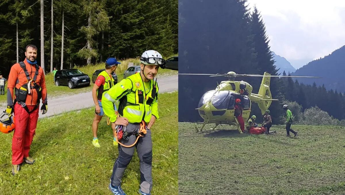 Perde l'equilibrio, cade e si ferisce: soccorso 73enne a Forni Avoltri - 