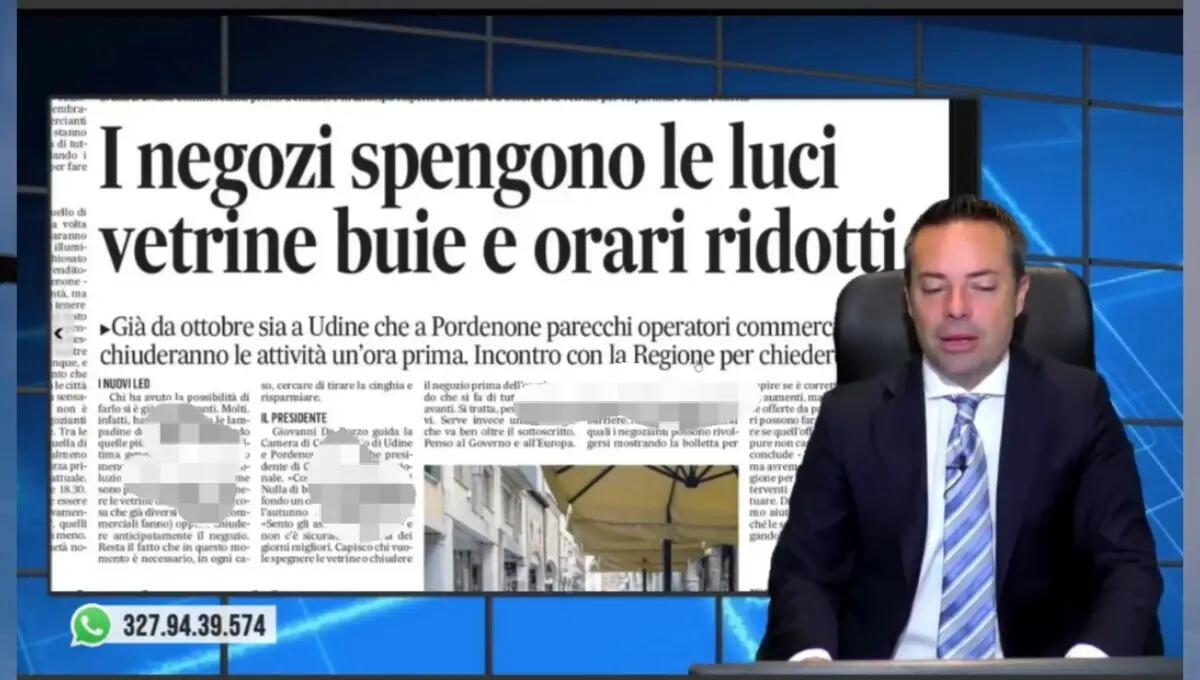 Super bollette, i negozi spengono le luci. Rassegna stampa 1 settembre 2022 - 
