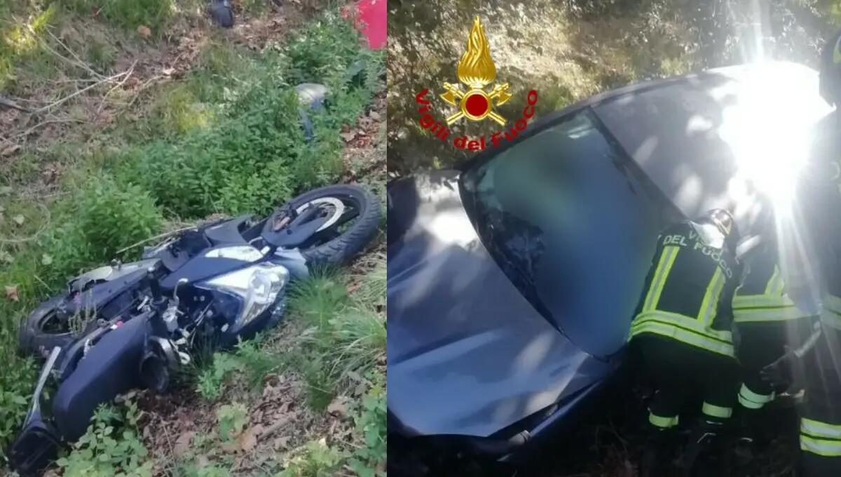 Tragico incidente tra auto e scooter: morto 48enne - 