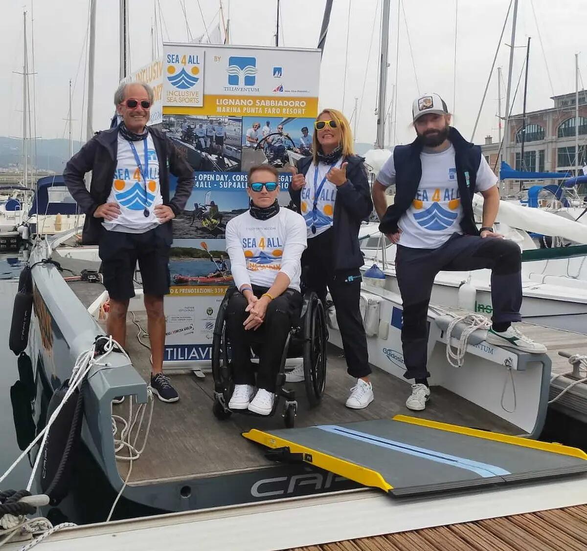 Barcolana54 inclusiva per tutti con i team Sea4All-Tiliaventum - 