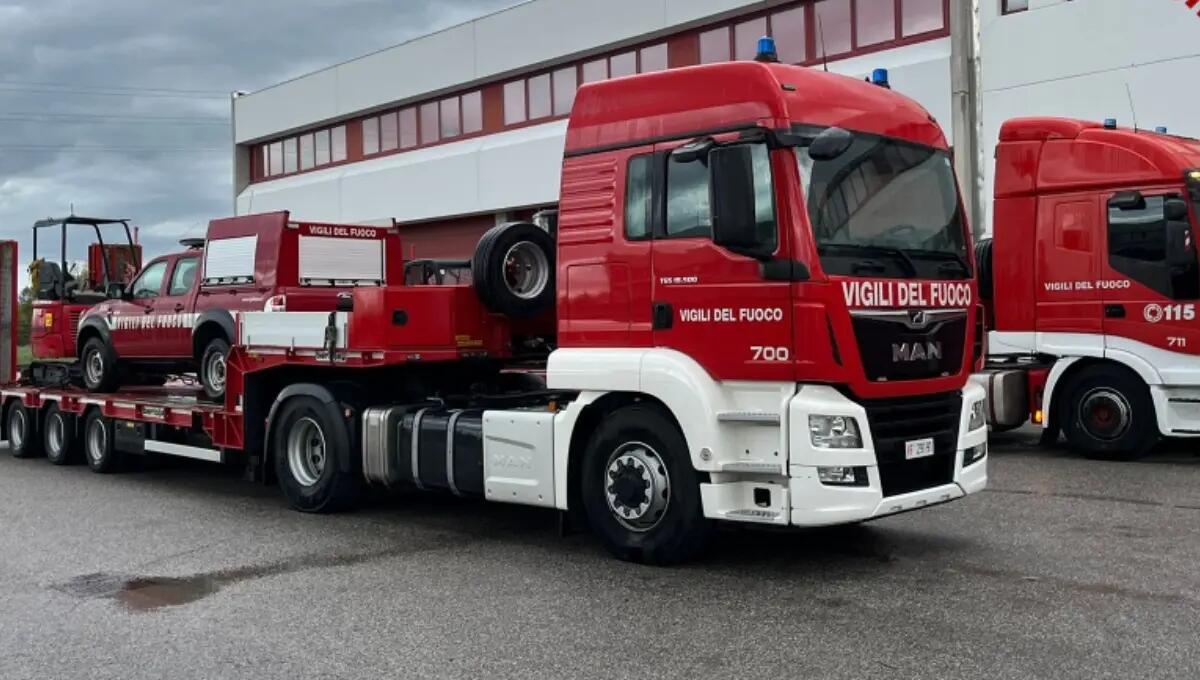 Emergenza Marche, pompieri friulani in aiuto alle popolazioni - 