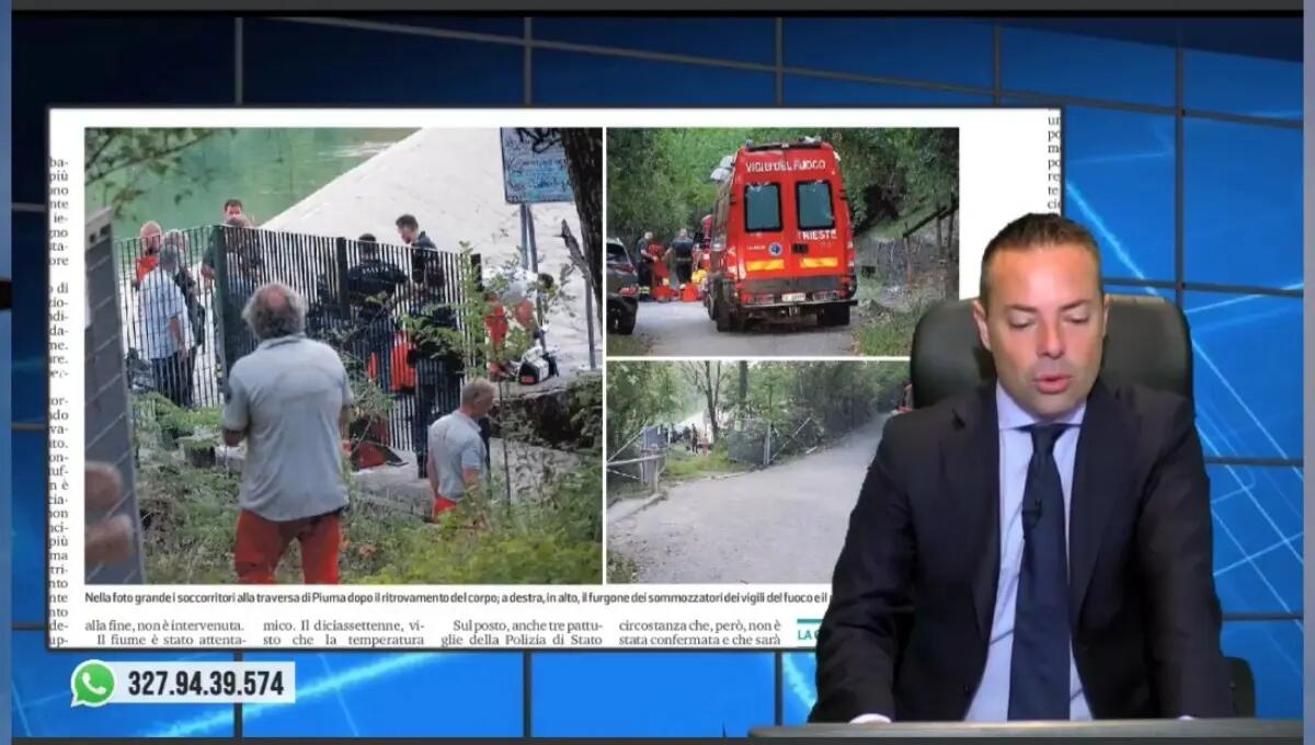 Si tuffa nel fiume, non riemerge e muore. Rassegna stampa 5 settembre 2022 - 