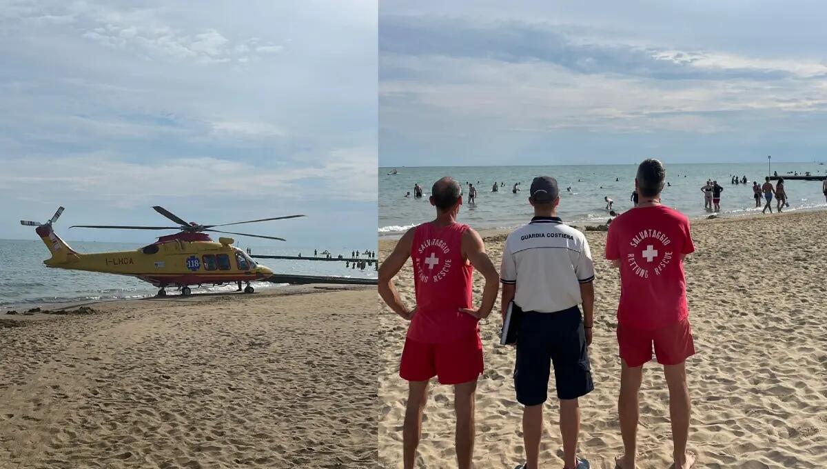 Paura in mare a Jesolo, 82enne rianimata e trasferita in terapia intensiva - 