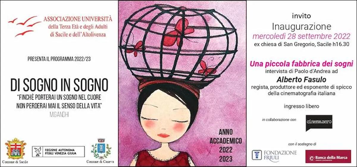A Sacile l'UTE inaugura l'anno accademico con Cinemazero - 