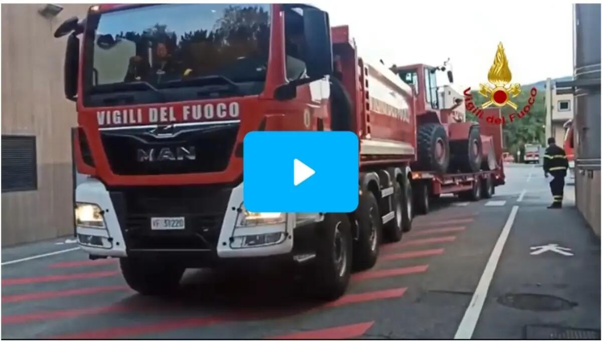 Partiti per le Marche anche i vigili del fuoco del Veneto - 