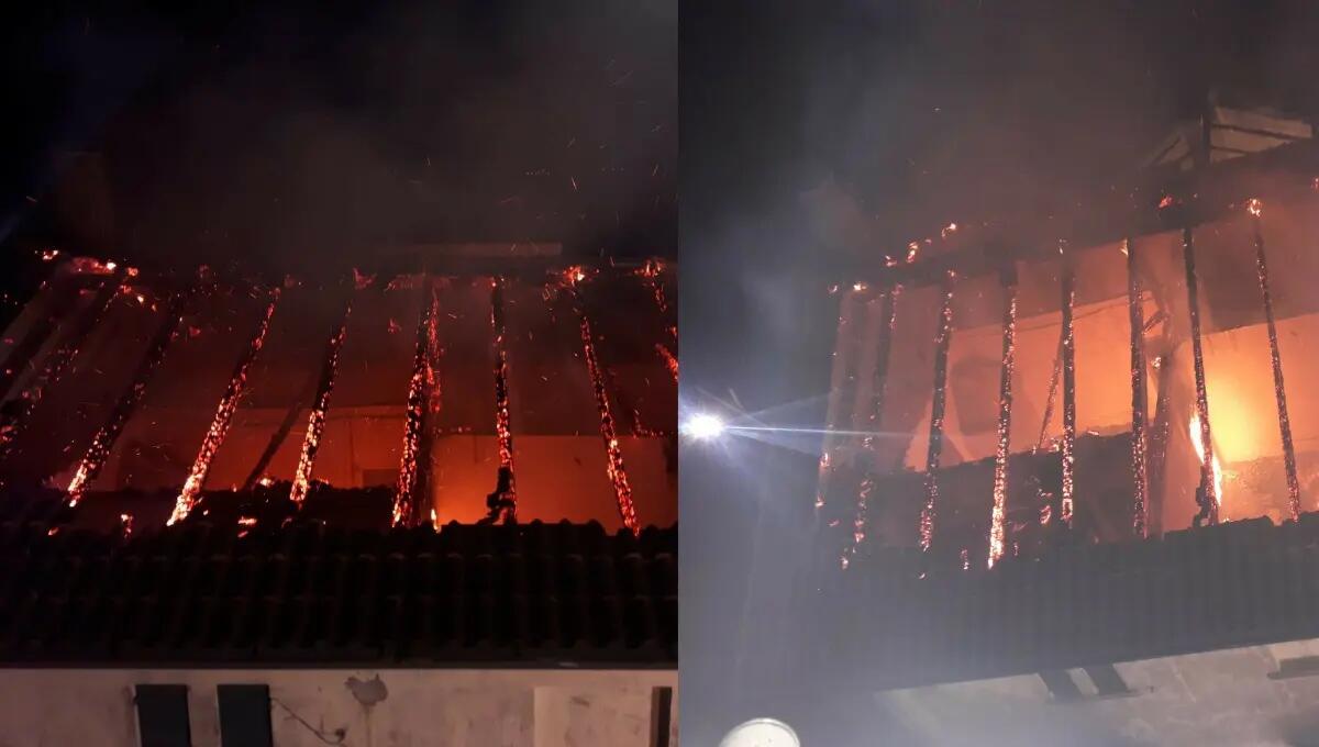 Un incendio ad Eraclea distrugge una vecchia struttura nell'azienda agricola - 