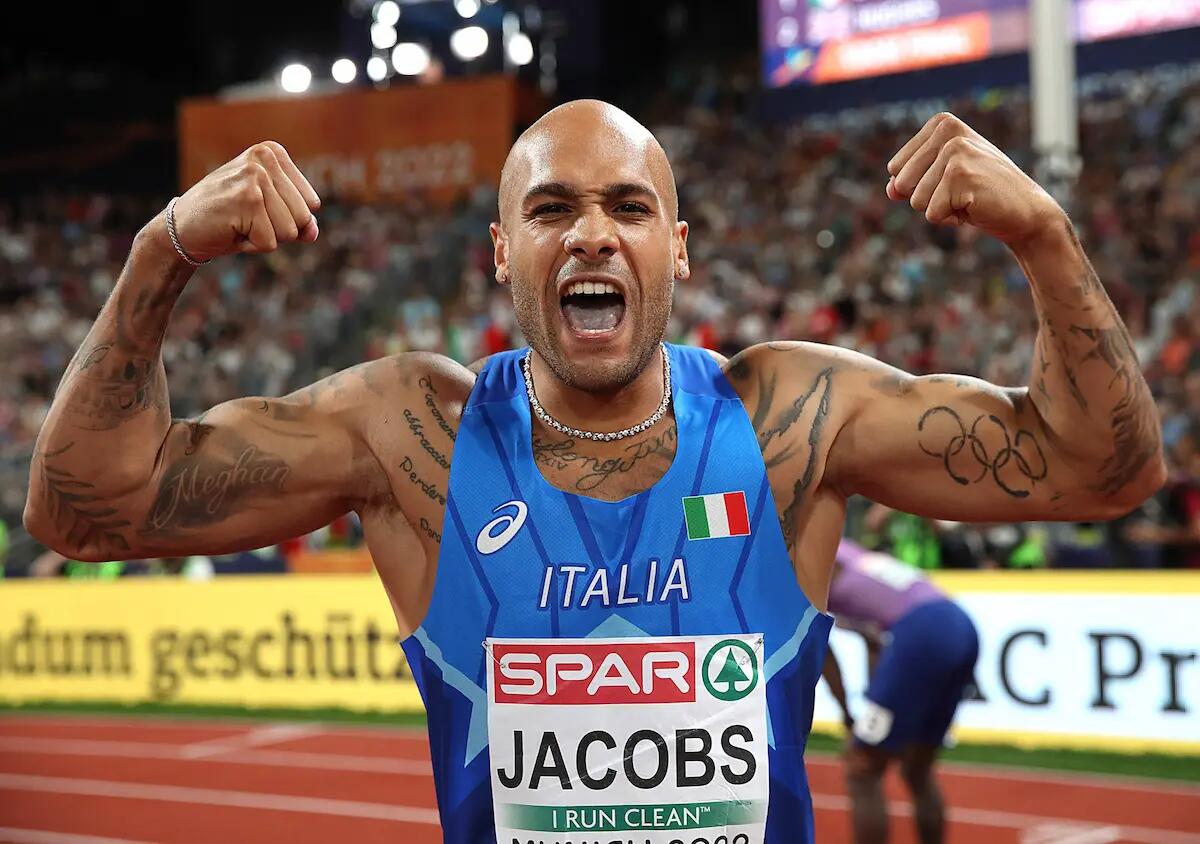 Marcell Jacobs sabato a Bibione per “Coloriamoci di Sport” - 