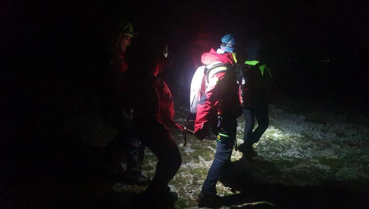 Recuperata nella notte una coppia di escursionisti in difficoltà - 