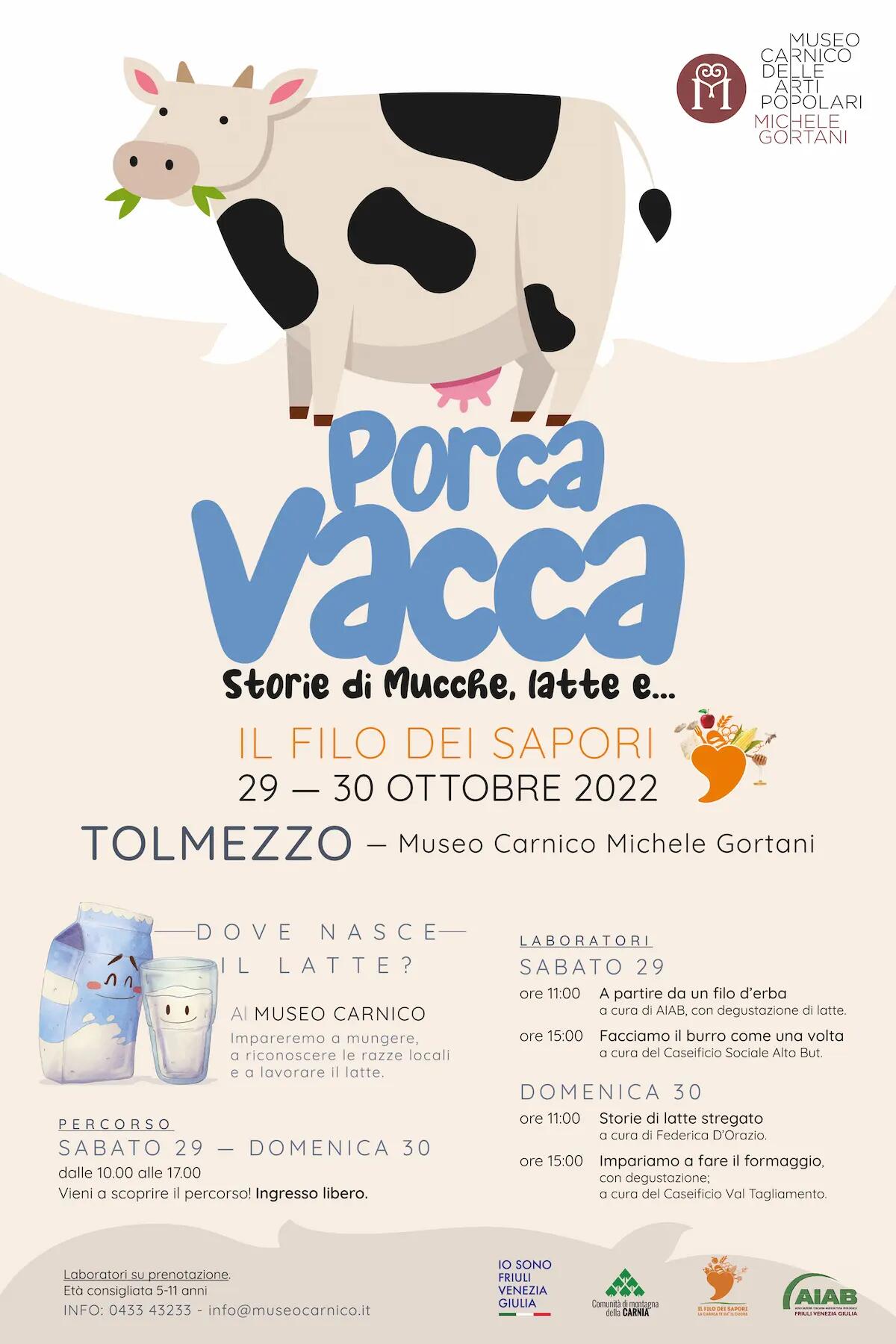 “Porca Vacca” e “Cavocis par la gnot dai muarts”: al Museo “Gortani” di Tolmezzo - 