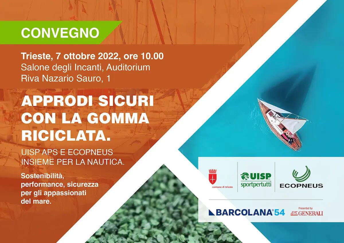 Uisp ed Ecopneus a Trieste per la 54a edizione della Barcolana - 