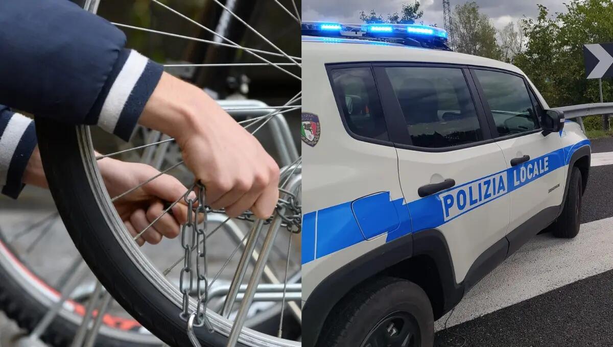 Ruba una bici da oltre 600 euro: 15enne beccato in poche ore dalla Polizia locale - 