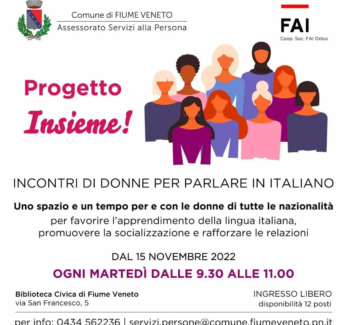 Insieme! - Incontri di donne per parlare in italiano - 
