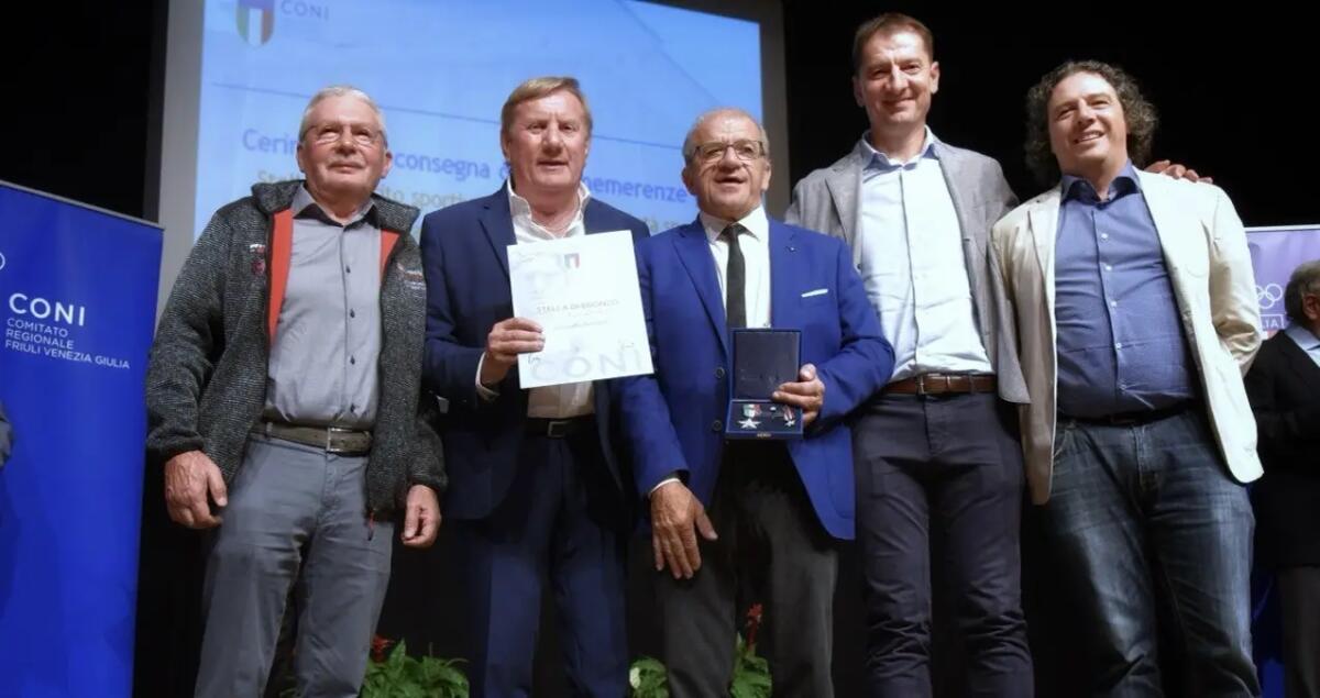 Antonello Bernard, Stella di bronzo del Coni per meriti sportivi - 