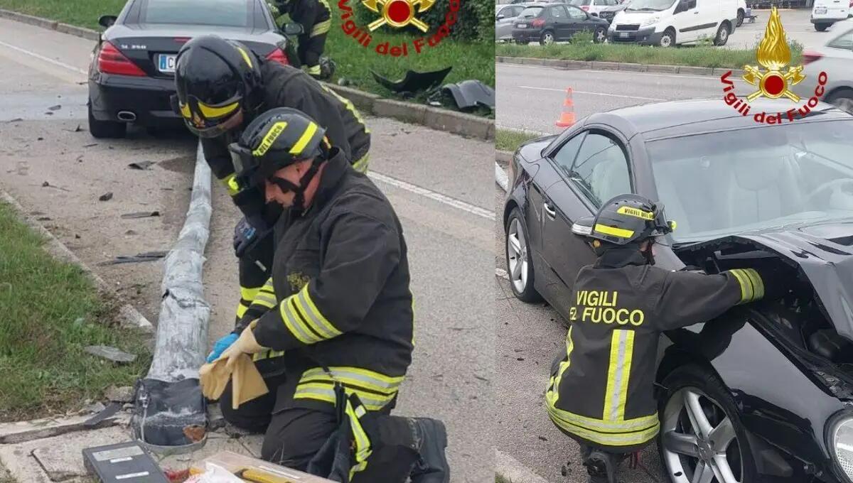 Violento scontro frontale tra due auto a Pordenone - 