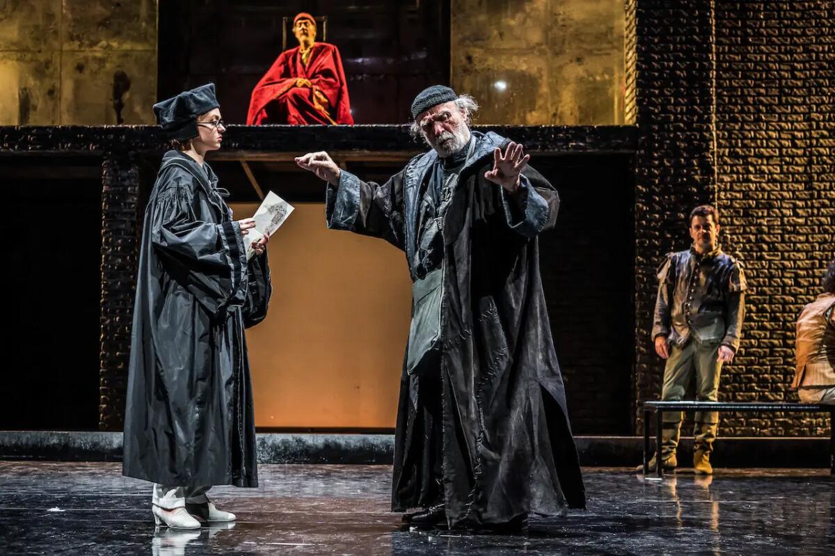 Franco Branciaroli è Shylock nel Mercante di Venezia in tournée per l'ERT - 