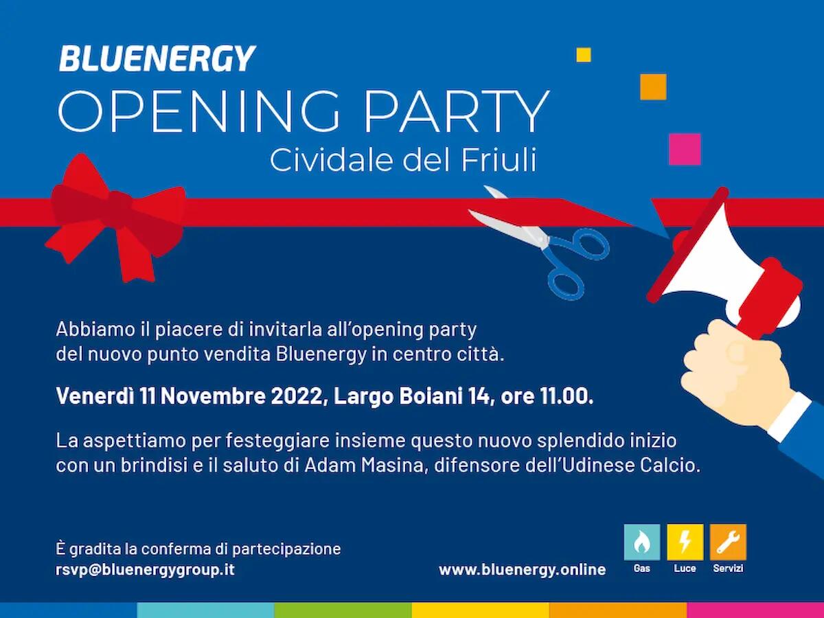 Bluenergy Group inaugura il punto vendita a Cividale del Friuli: nuova posizione centrale e strategica - 