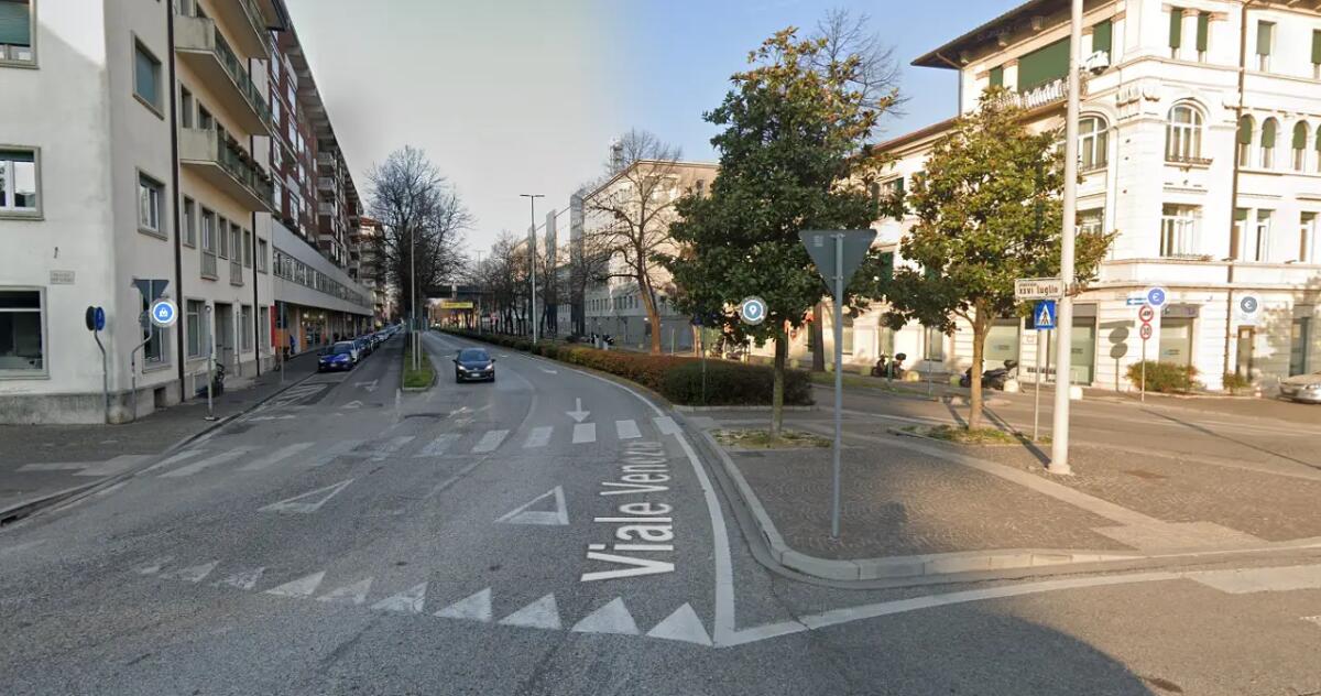 Auto travolge un disabile e un pedone in viale Venezia a Udine: feriti seriamente - 