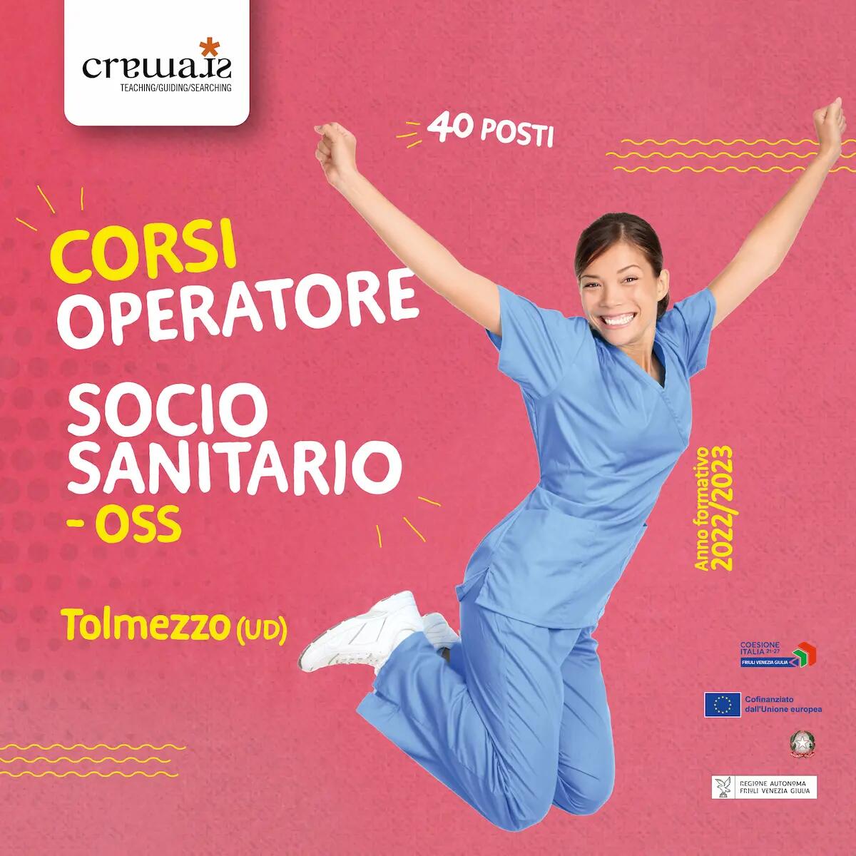 Diventa OSS con Cramars: 40 posti per  2 corsi gratuiti a Tolmezzo - 