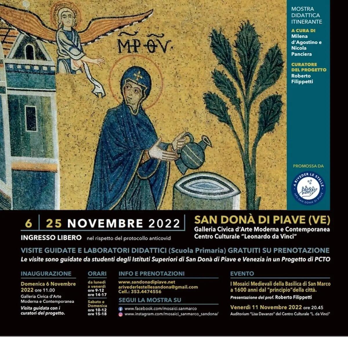 I mosaici di San Marco da Domenica in mostra a San Donà - 