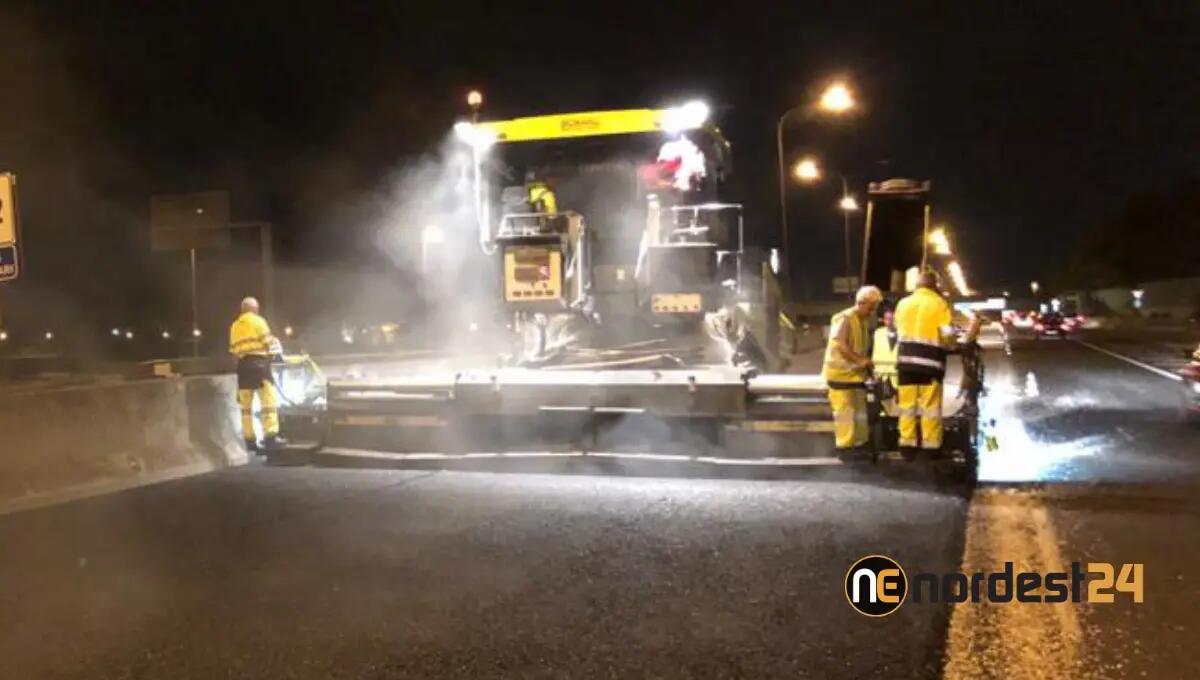 Maxi intervento sulla A34 per il manto stradale, autostrada chiusa fino a mercoledì sera - 