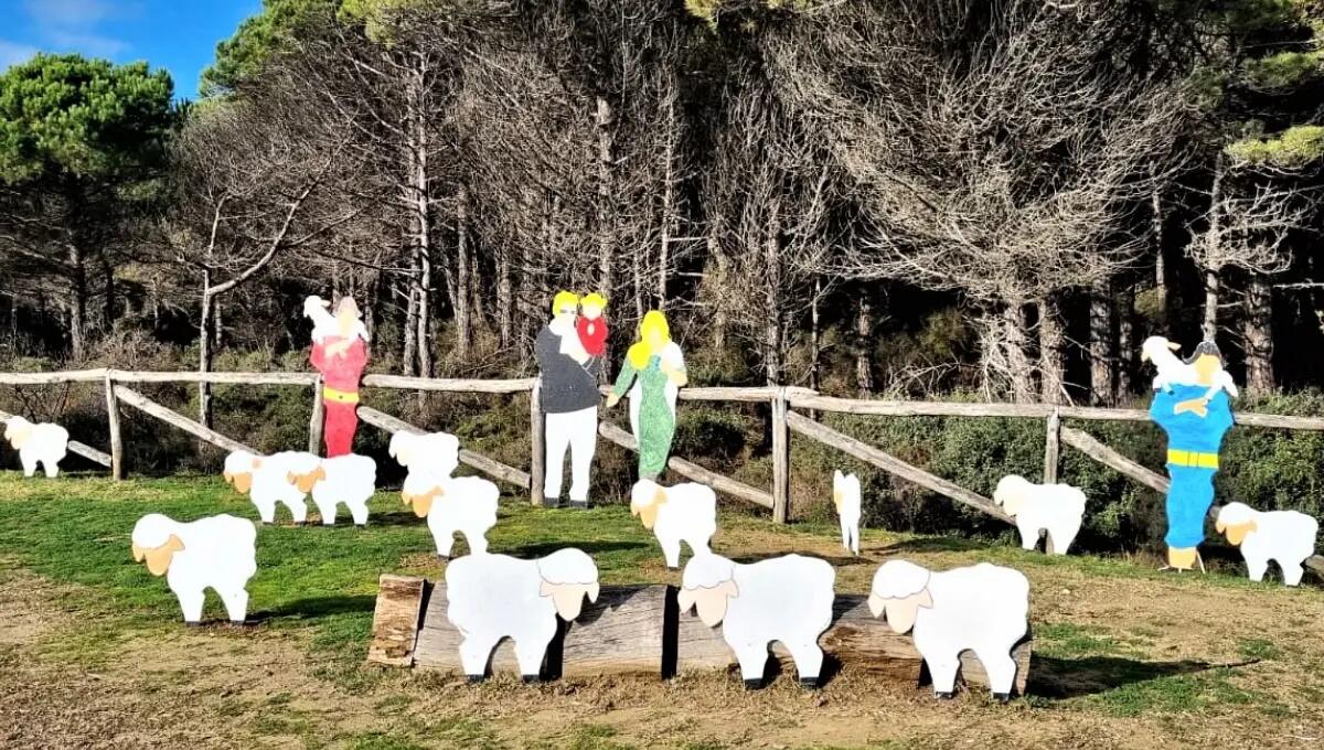 A Bibione il presepe 'sagomato' più lungo d'Italia, grazie a 7 scuole - 