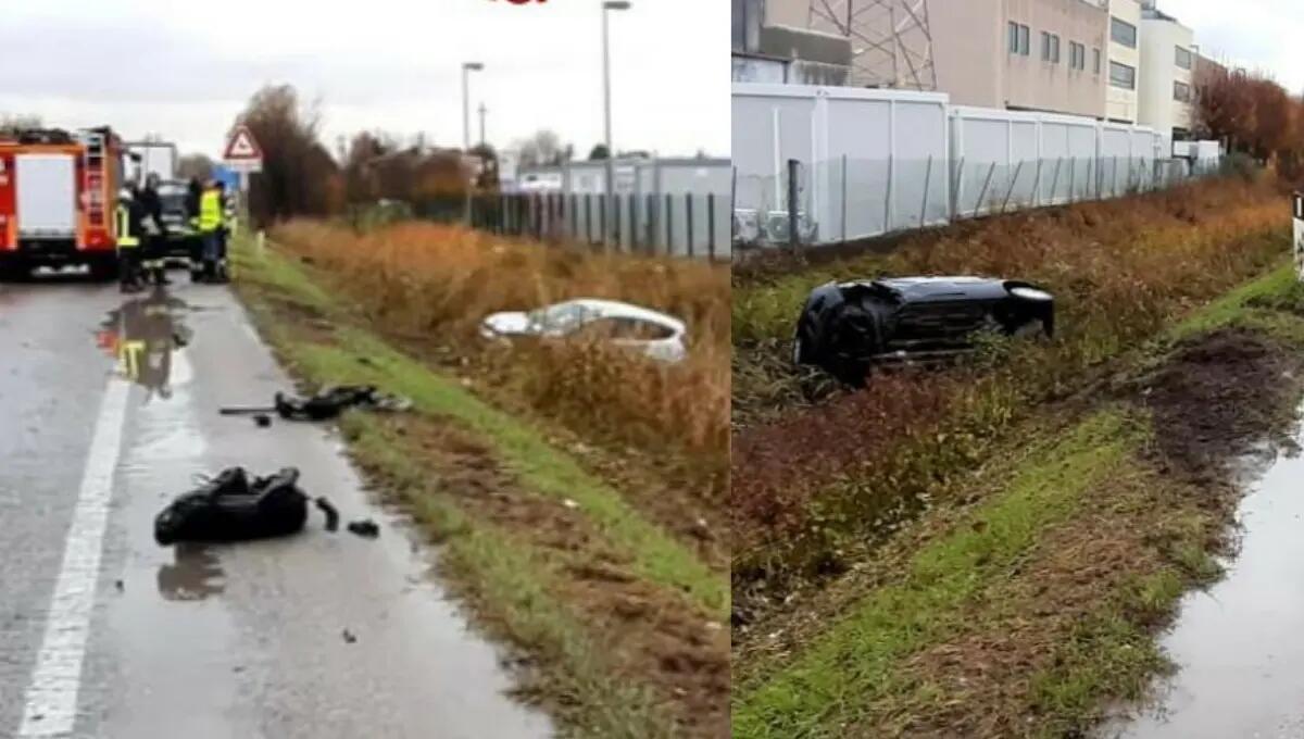 Scontro frontale tra due auto lungo la SR 308 del Santo: due feriti - 