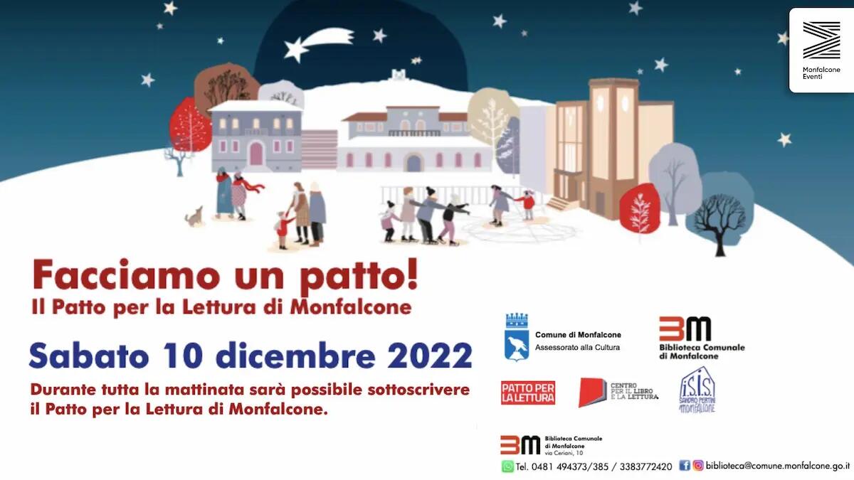 Facciamo un patto! Alla Biblioteca di Monfalcone la presentazione del Patto per la Lettura - 