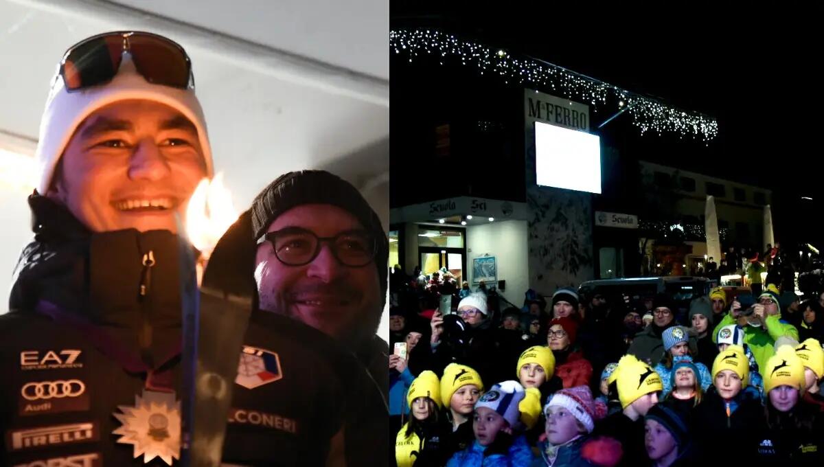 EYOF2023, a Sappada tanti turisti all’arrivo della Torcia - 