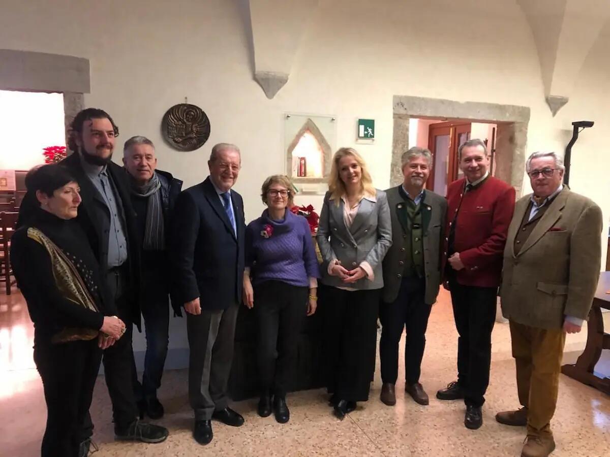 Sen Tubetti all'inaugurazione del GP Noè all'enoteca di Gradisca - 