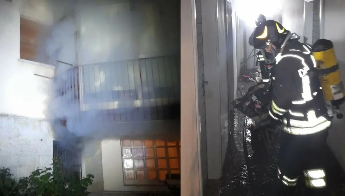 Incendio nelle cantine, evacuato un condominio: 4 persone intossicate - 