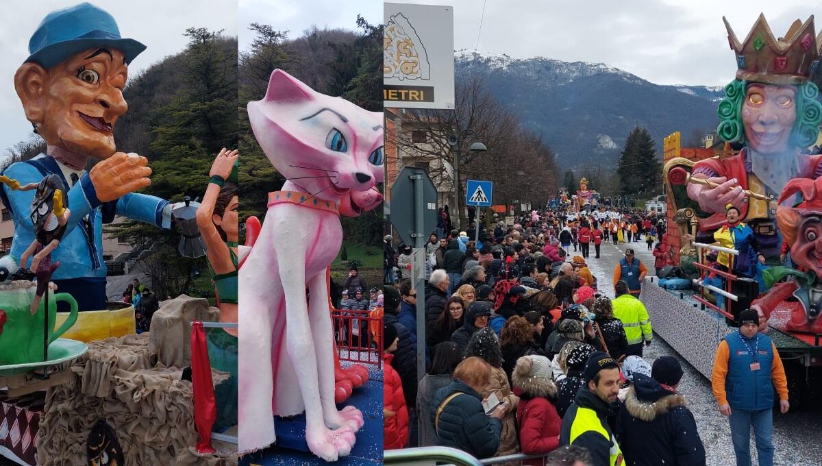 Carnevali di Marca, a Tarzo sfilata da record: festa per seimila | FOTO - 