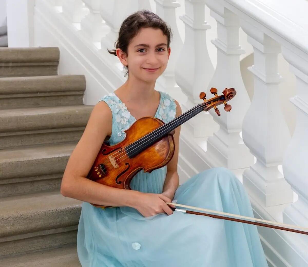 Sul palco a Lestizza la finalista del Piccolo Violino Magico - 