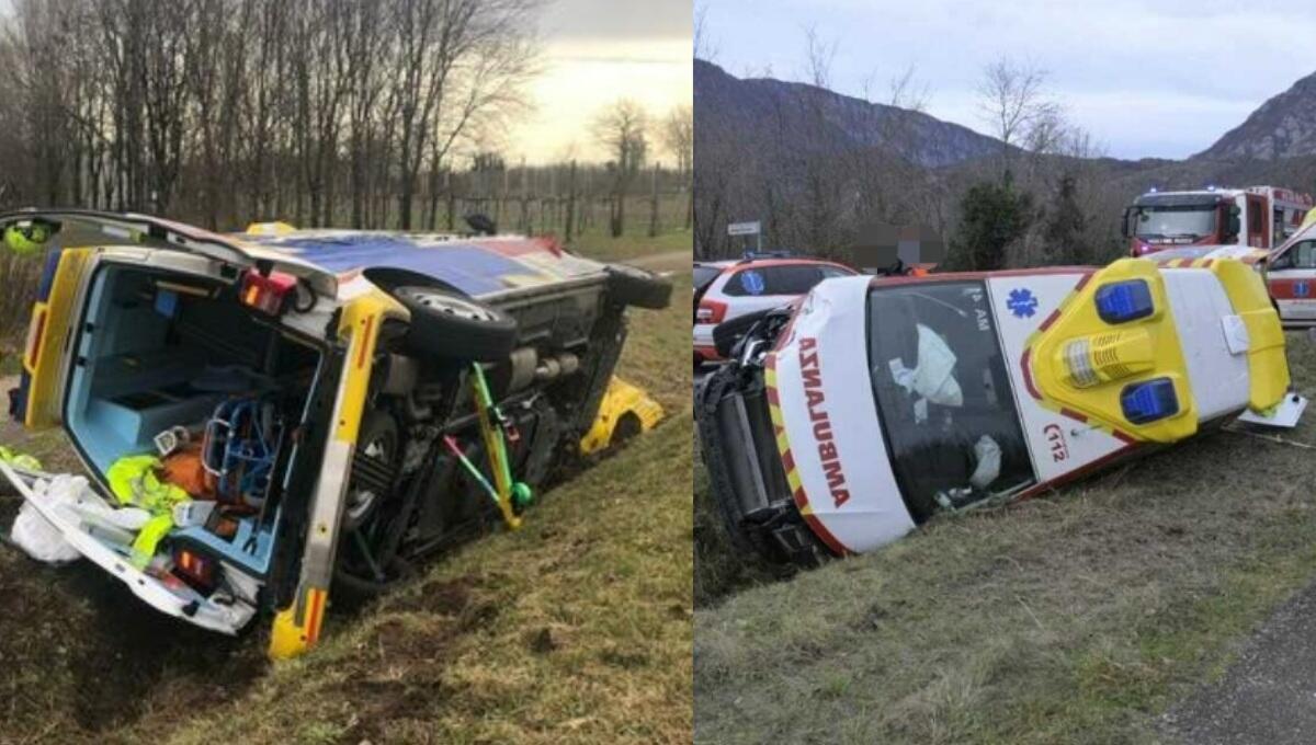 Ambulanza in codice rosso con paziente grave a bordo si scontra con un’auto - 