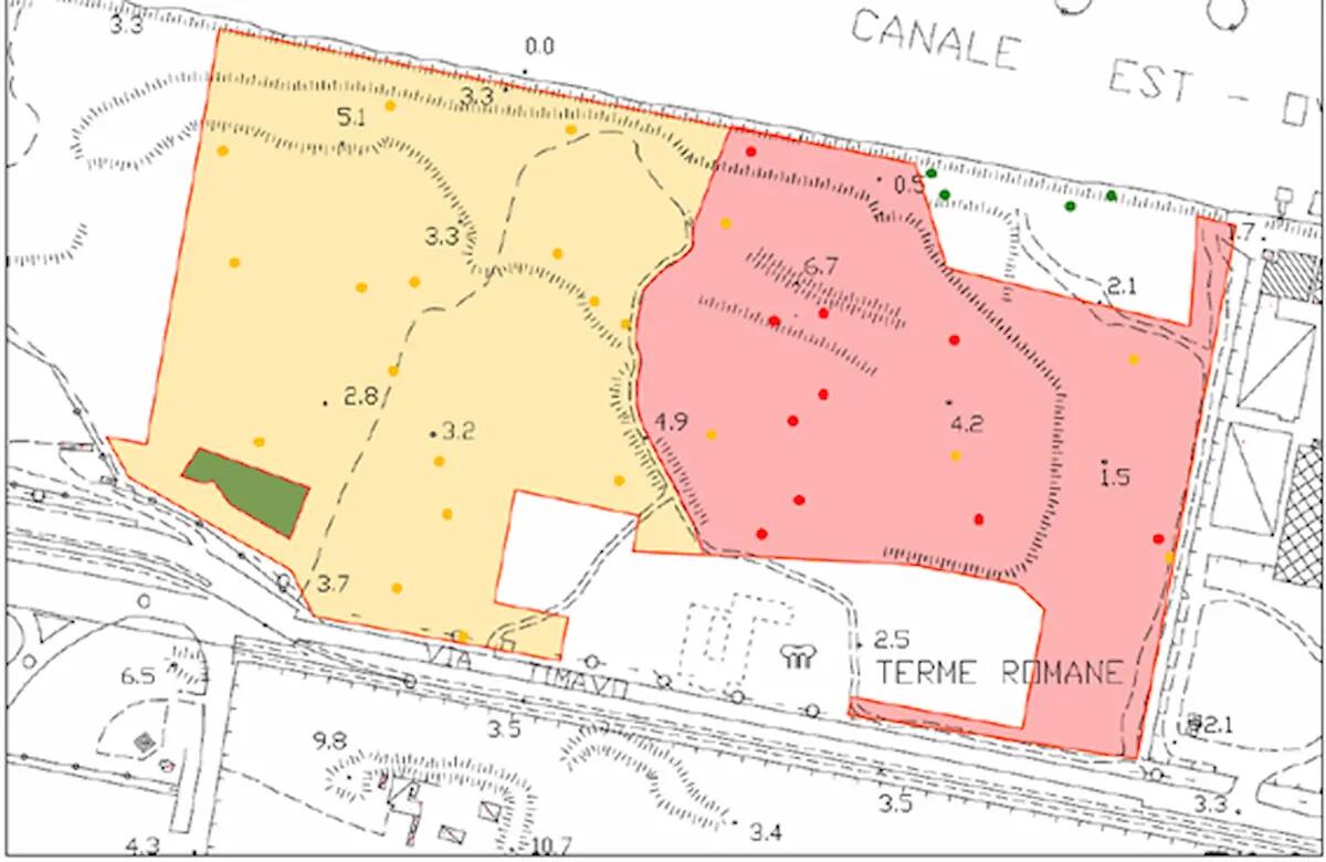 Al via i campionamenti di suolo e acque dell’area adiacente alle Terme Romane - 