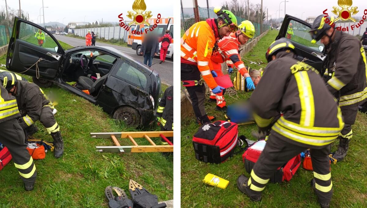 Cormons, perde il controllo dell'auto e finisce nel fosso: 3 feriti - 