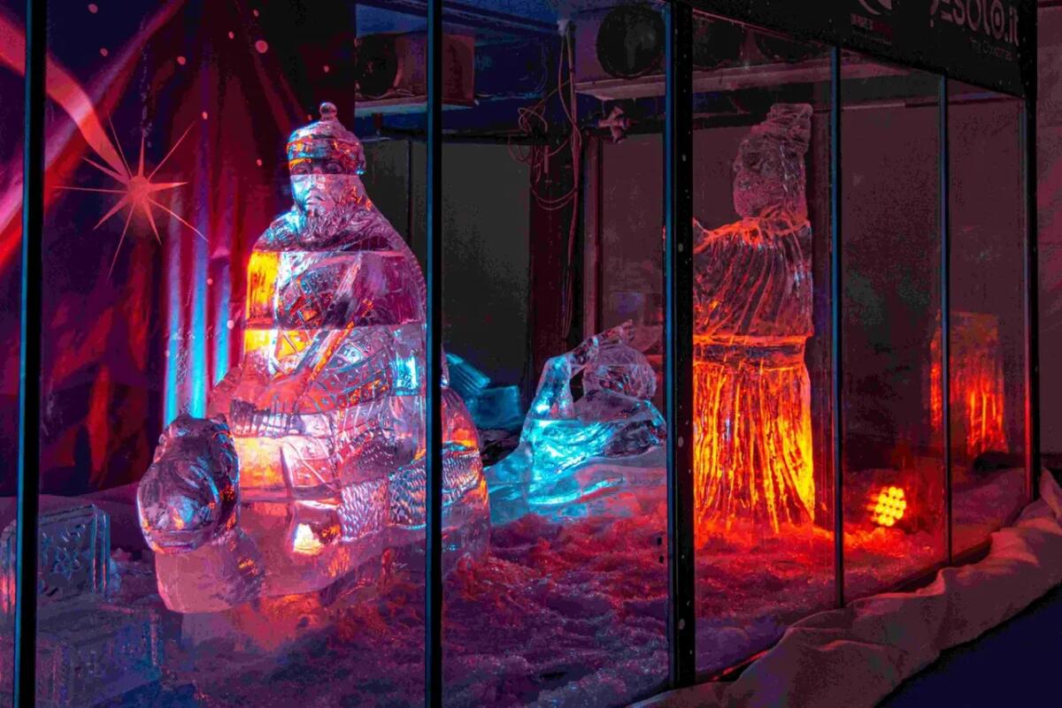 Jesolo, presepe di ghiaccio: apertura prorogata di due settimane - 