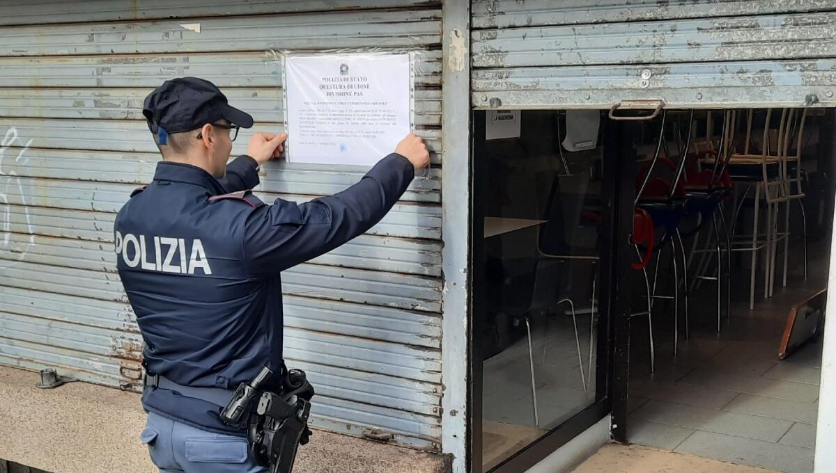 Clienti ubriachi e pericolosi: chiuso per 10 giorni bar in Borgo stazione a Udine - 