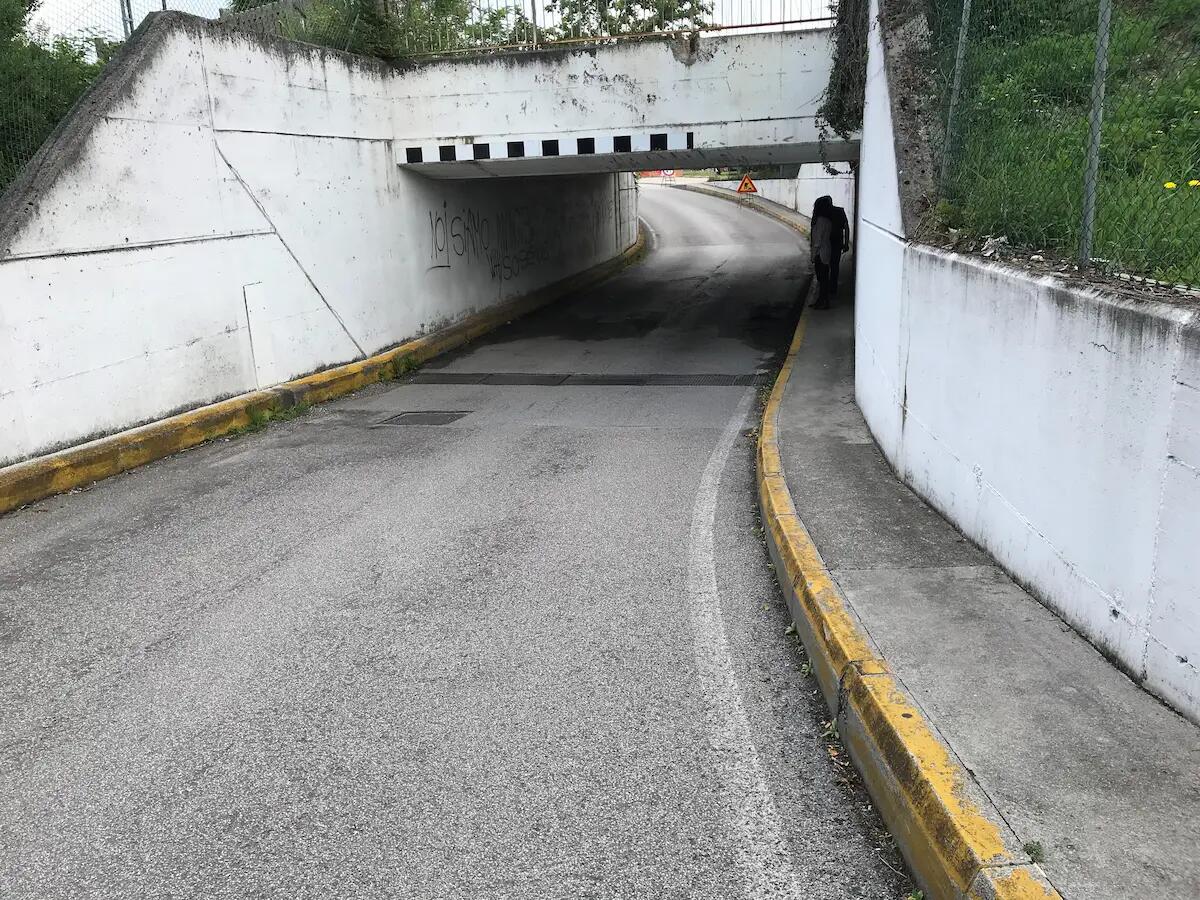 Fiume Veneto, sistemazione del sottopassaggio di via Piandipan - 