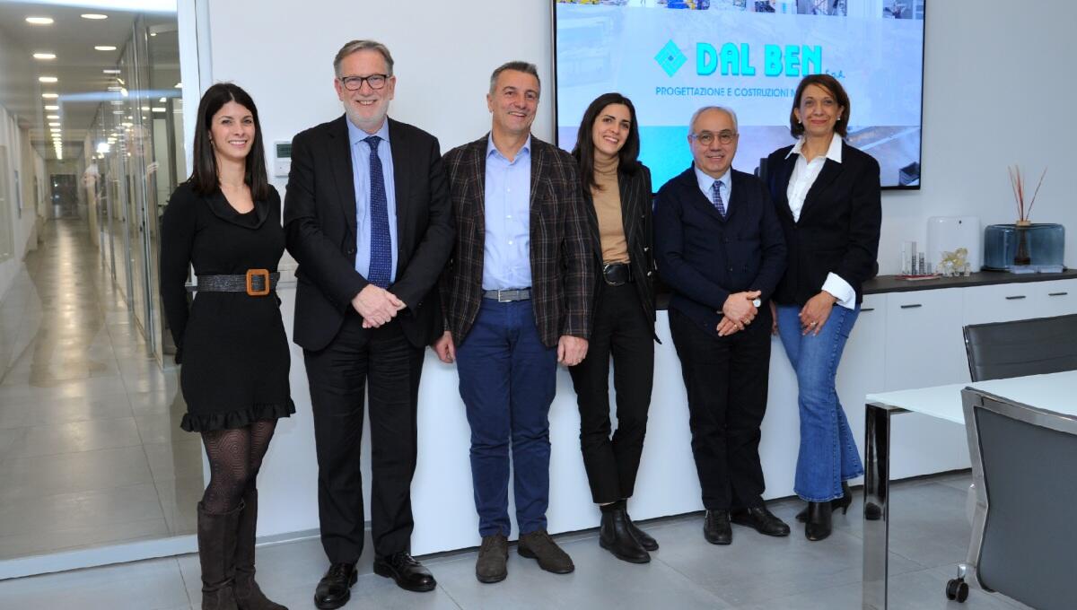 Mario Pozza in visita alla Dal Ben S.p.A. di San Stino, leader nella produzione di impianti industriali - 