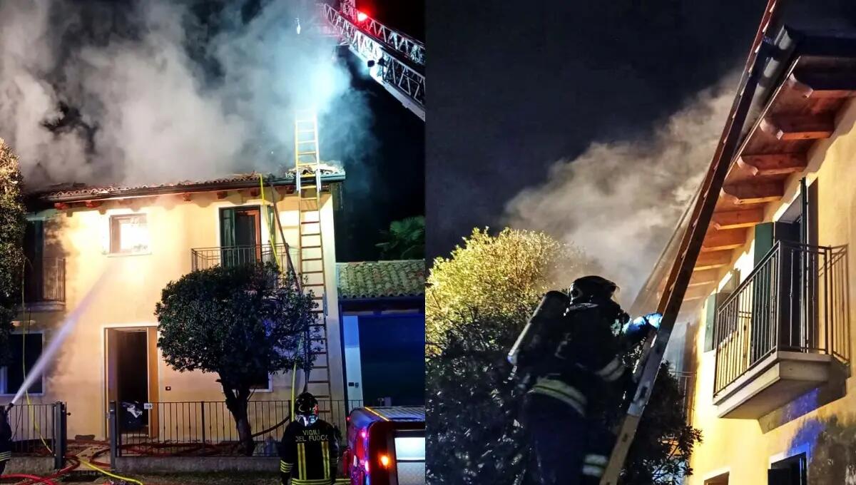 Tetto in fiamme, i vicini lanciano l'allarme: pompieri salvano l’abitazione - 