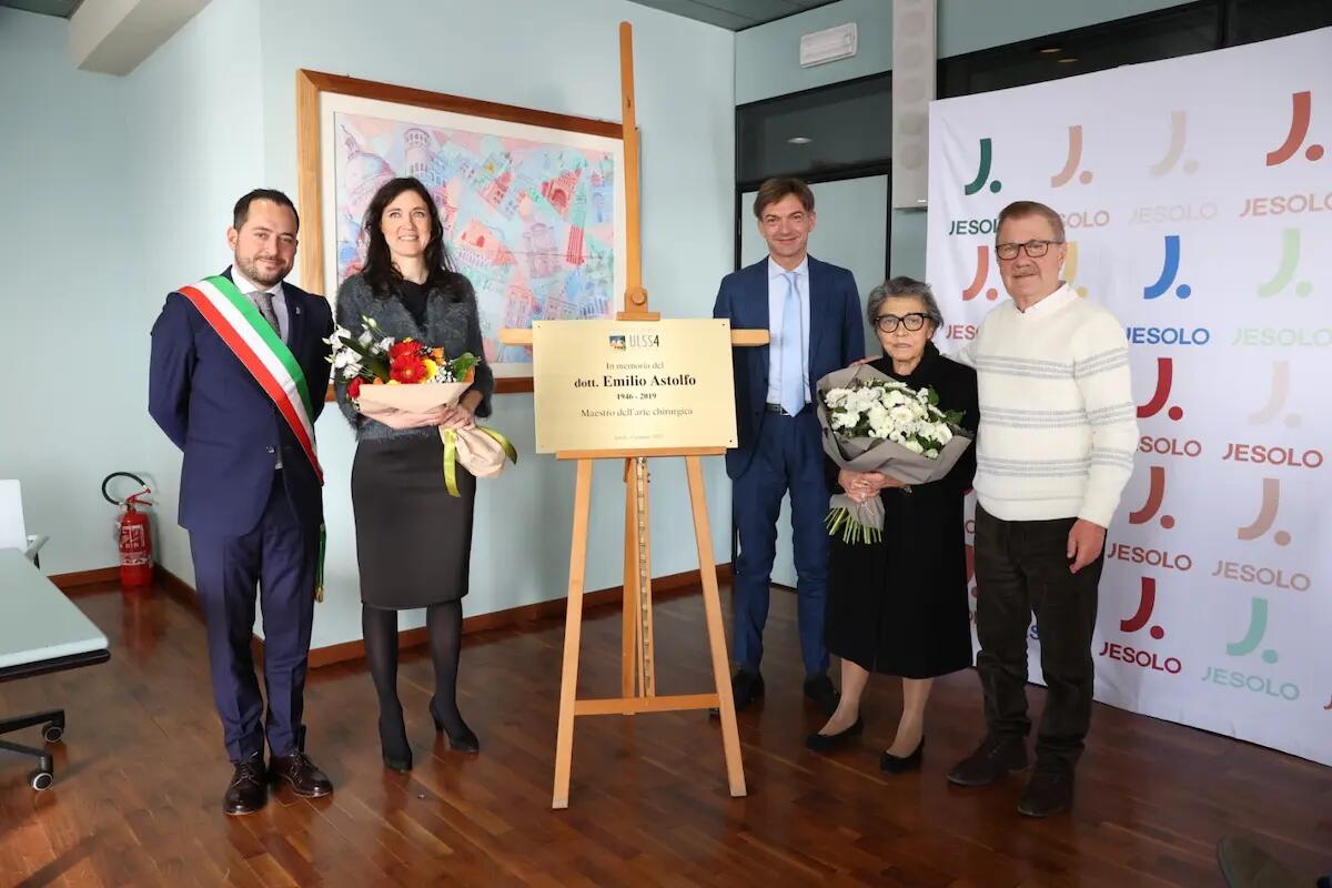 All’ospedale di Jesolo una targa dedicata al chirurgo Emilio Astolfo - 