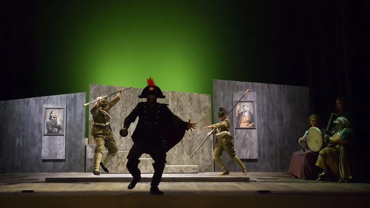 Arlecchino muto per spavento di Stivalaccio teatro in scena a Latisana e Tolmezzo - 