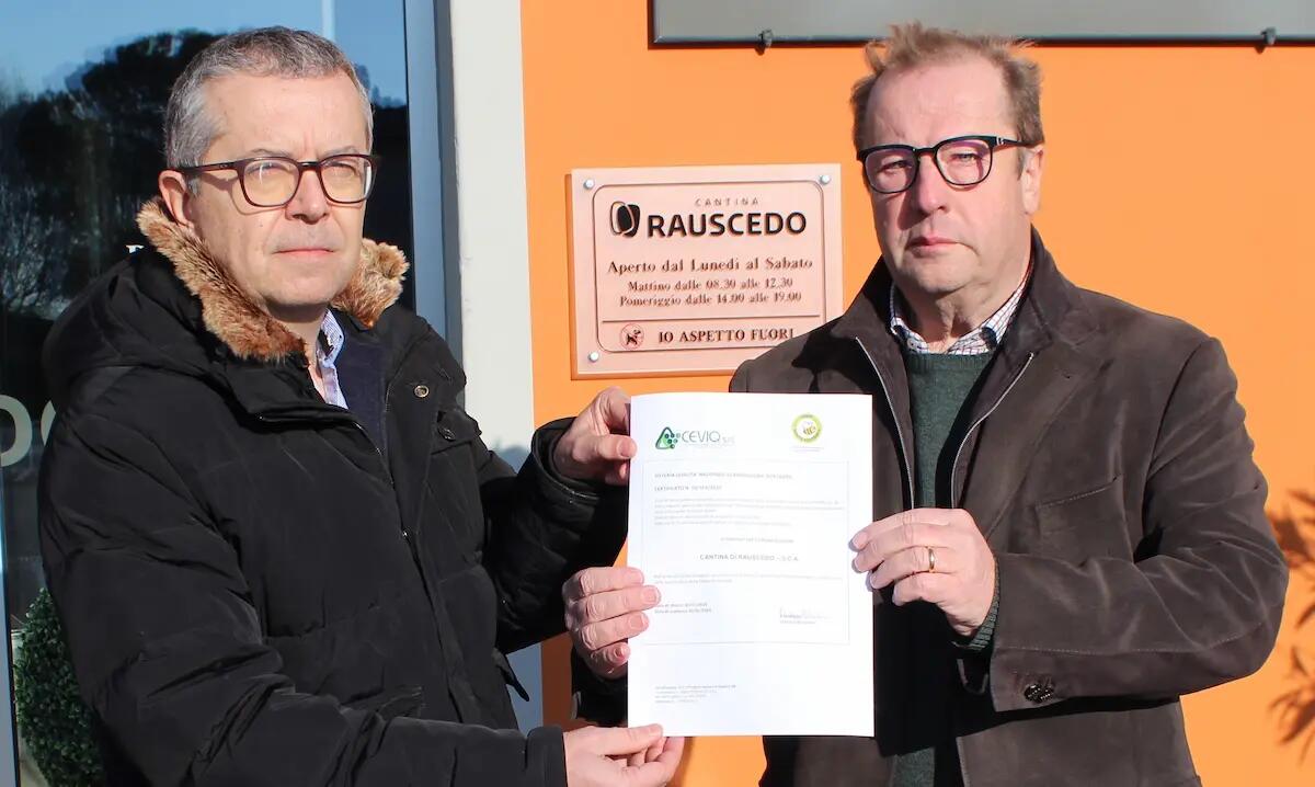 Cantina Rauscedo: prima certificazione regionale di Filiera Sostenibile con lo standard SQNPI - 