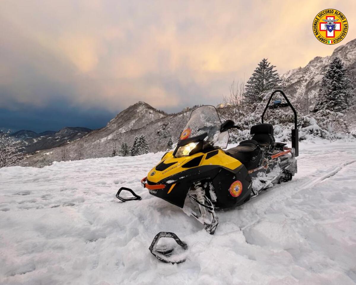 Una nuova motoslitta per il Soccorso alpino di Recoaro - Valdagno - 