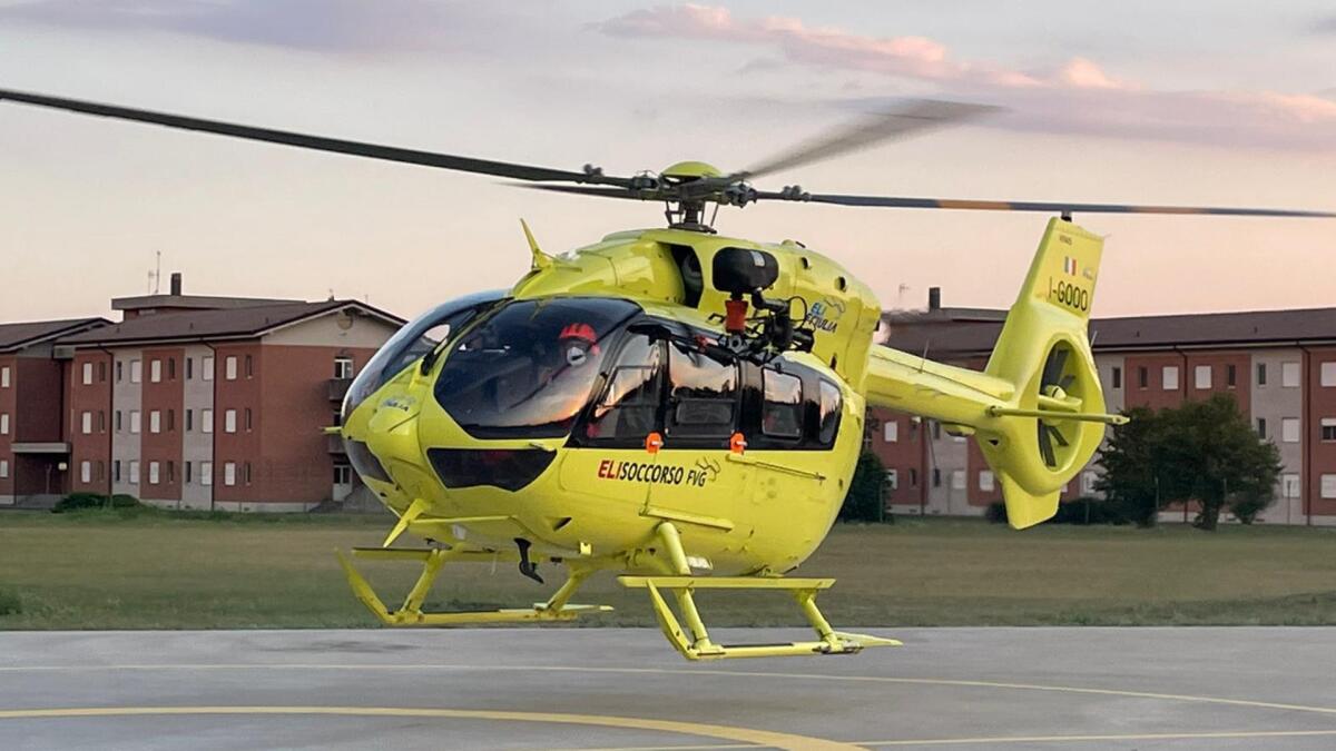 Travolto da alcuni tronchi di legna: grave un 79enne -